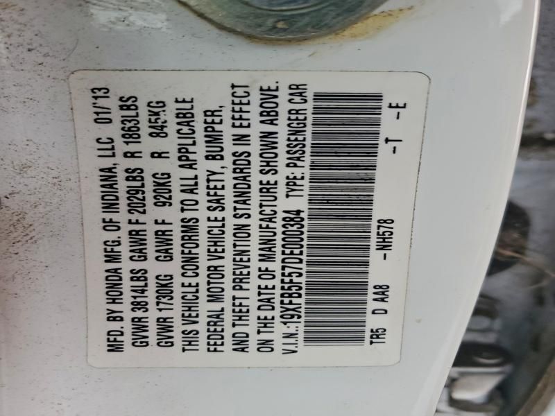 2013 Honda Civic Natural gas