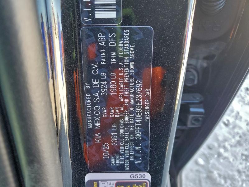 2025 KIA K4 lx