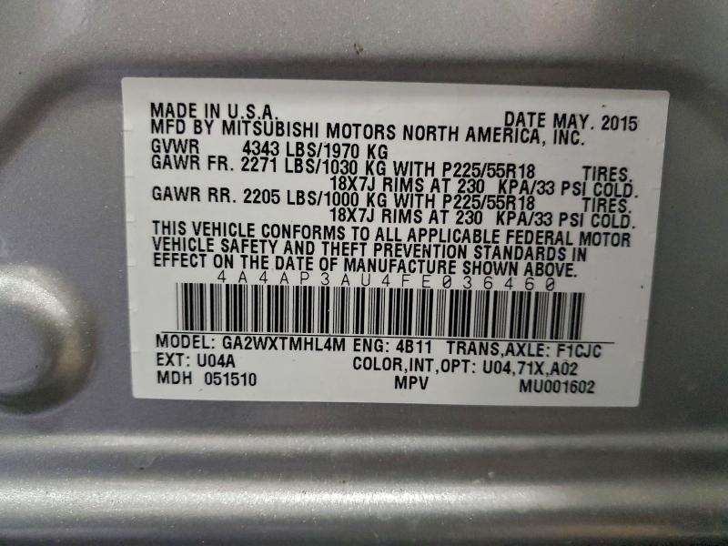 2015 Mitsubishi Outlander Sport es