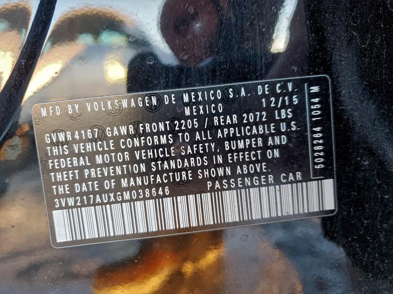 2016 Volkswagen Golf s