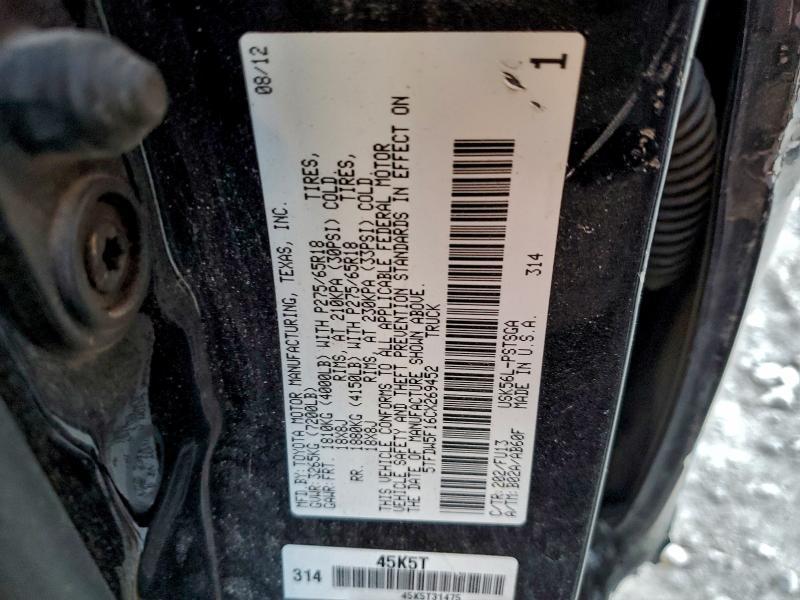2012 Toyota Tundra Crewmax SR5
