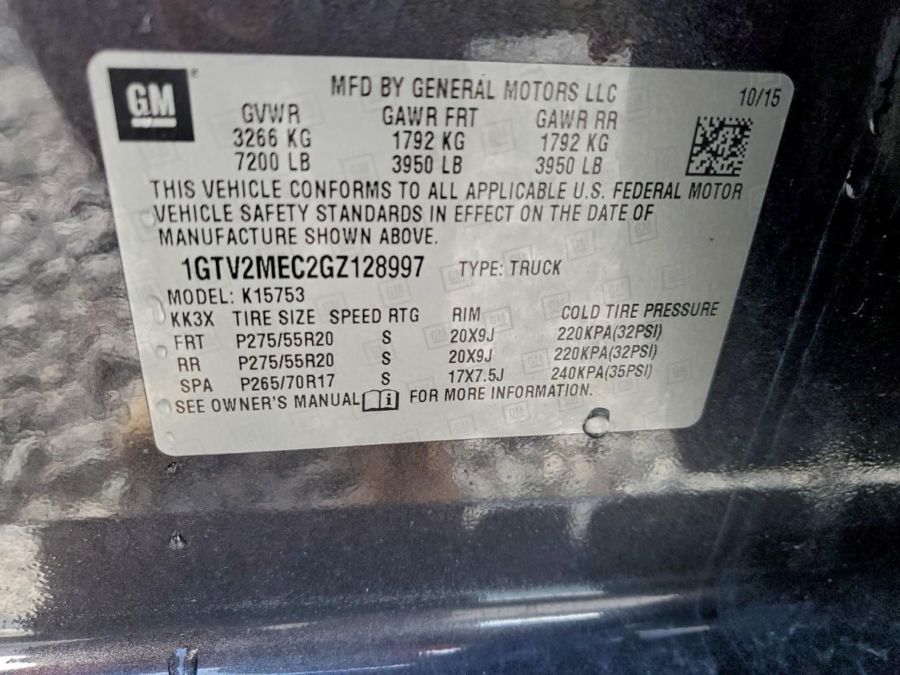 2016 GMC Sierra K1500 sle