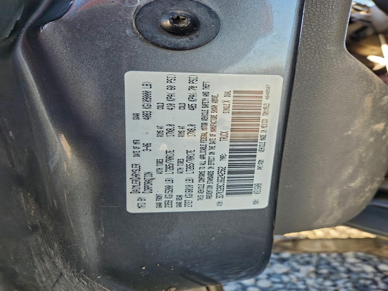 2006 Dodge Ram 2500 st