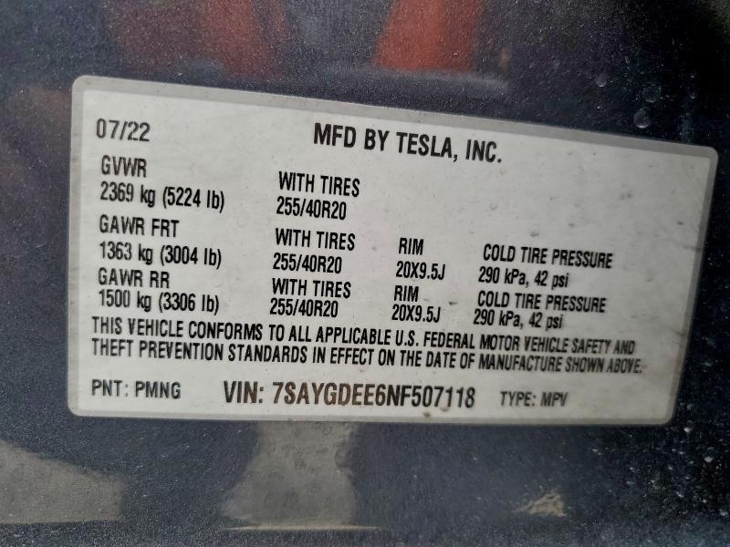 2022 Tesla Model y