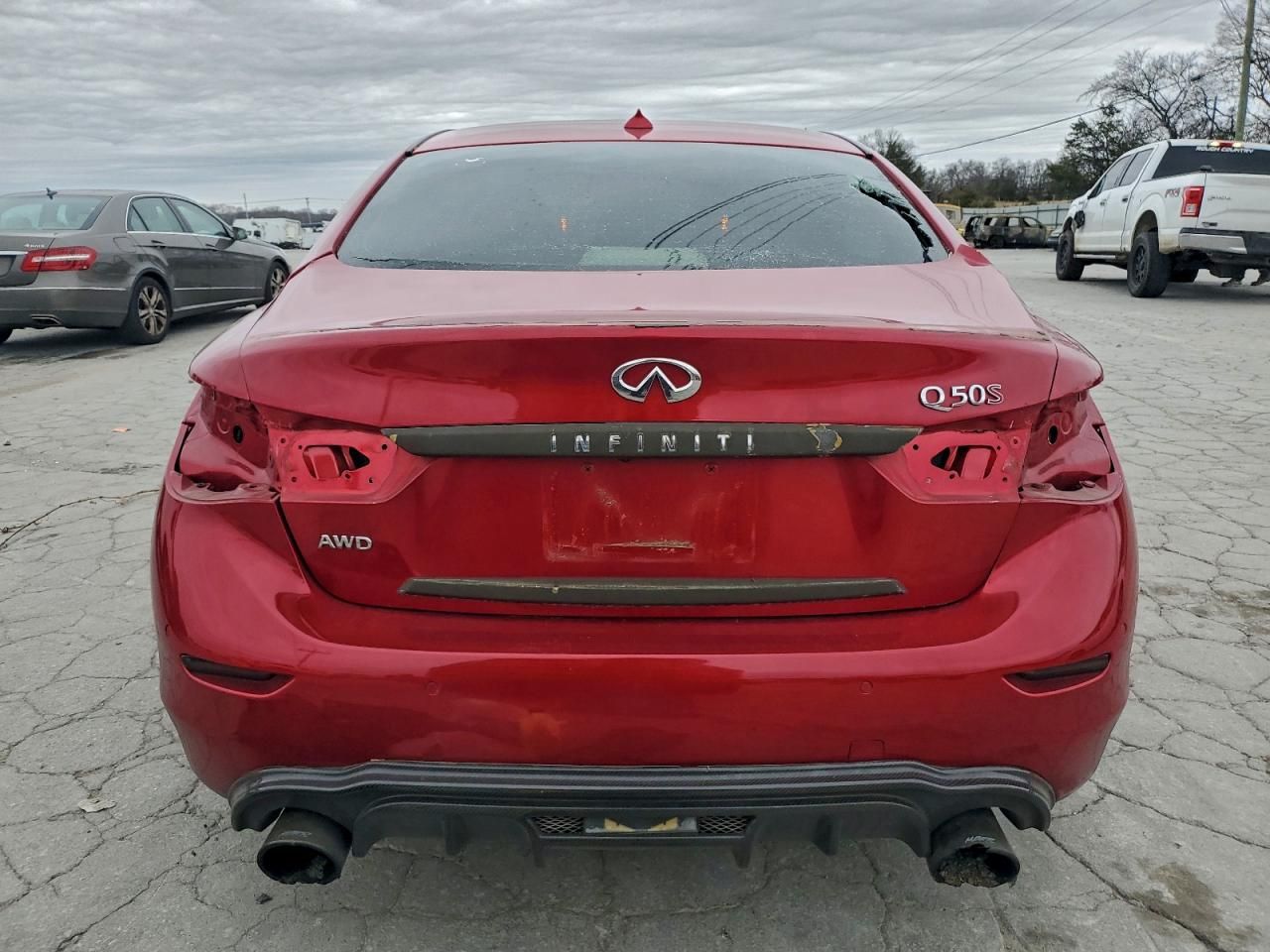 2017 Infiniti Q50 red Sport 400
