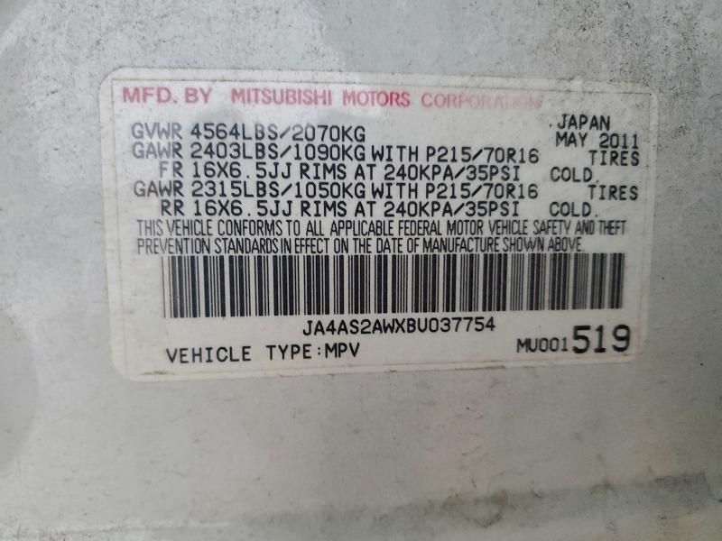 2011 Mitsubishi Outlander es