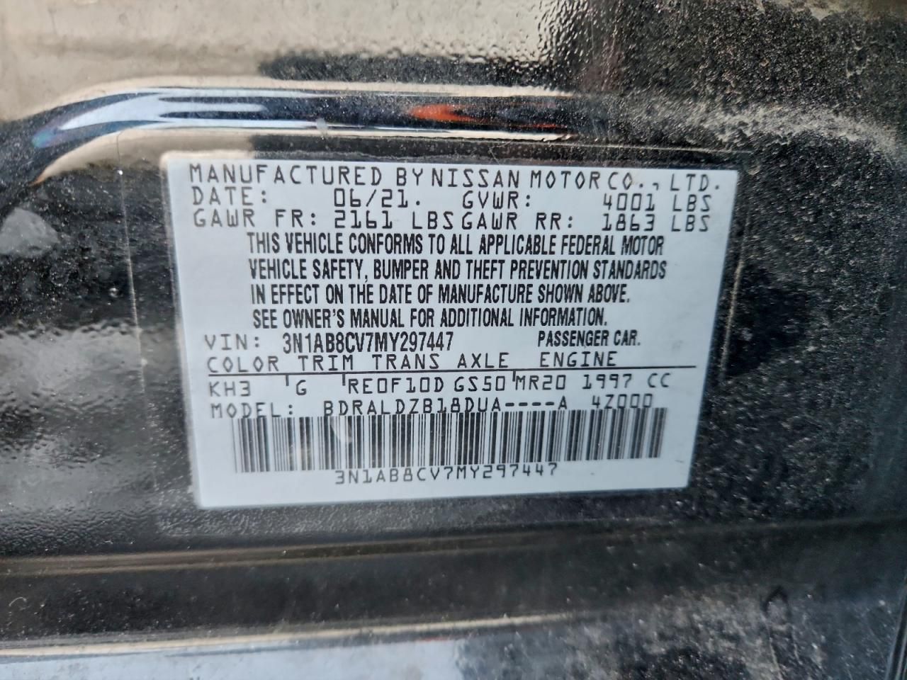 2021 Nissan Sentra sv