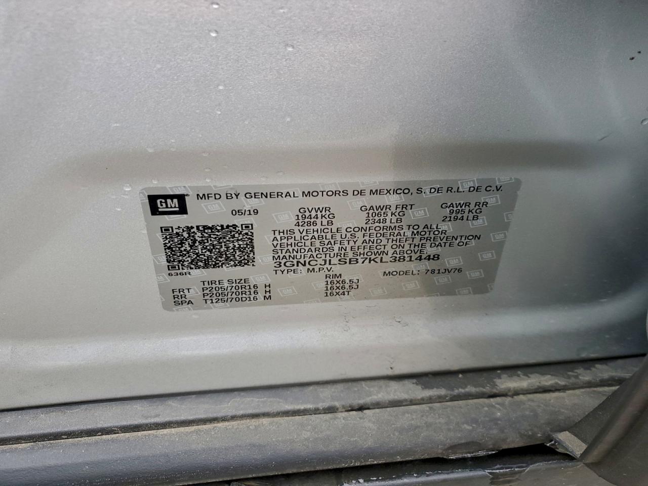 2019 Chevrolet Trax 1LT
