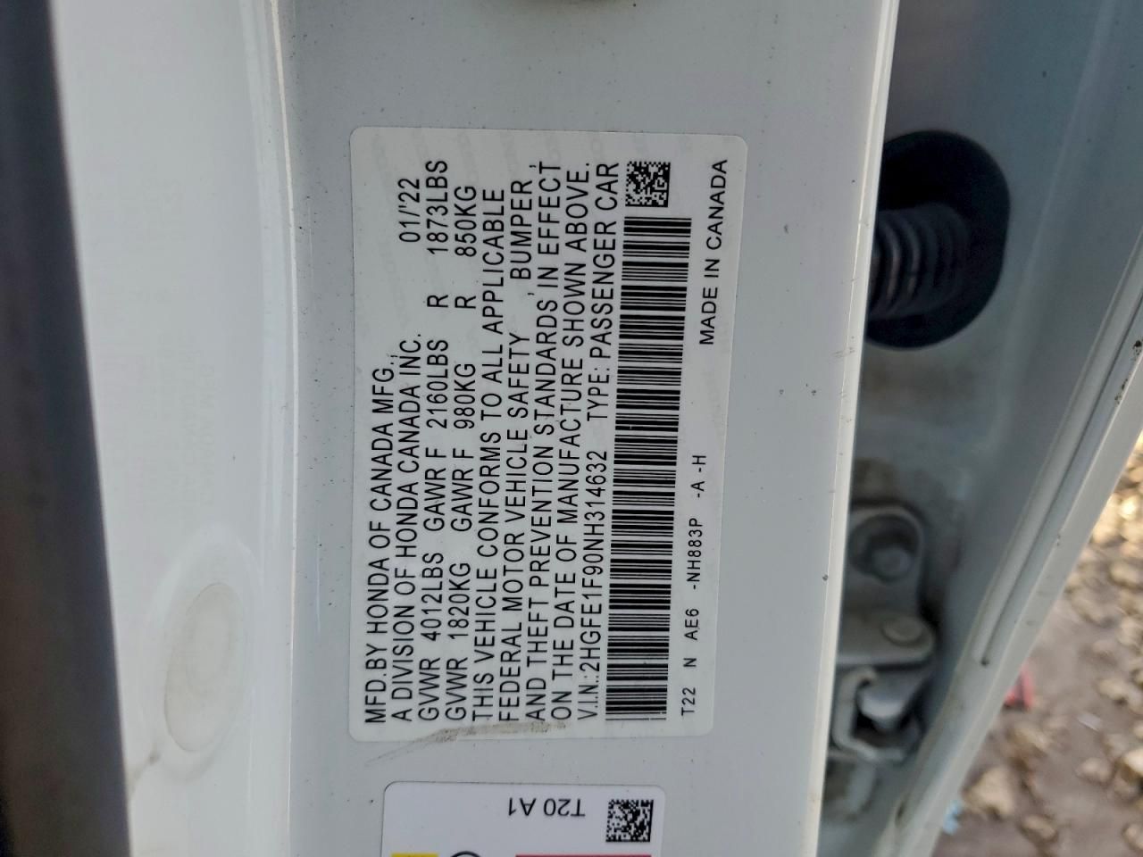 2022 Honda Civic Touring