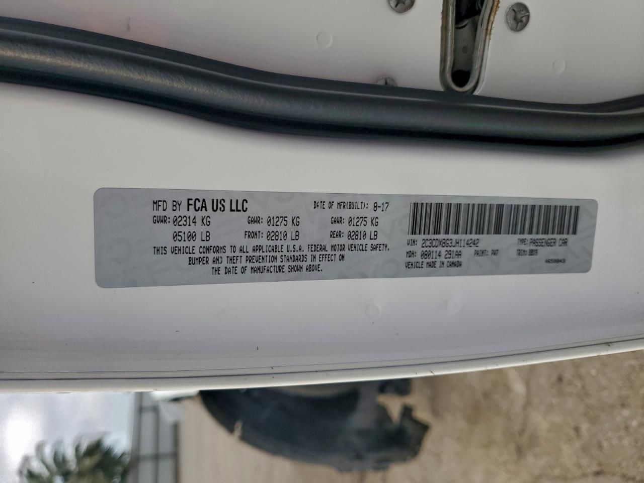 2018 Dodge Charger sxt