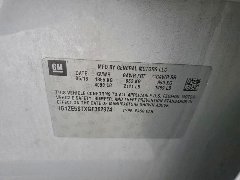 2016 Chevrolet Malibu lt