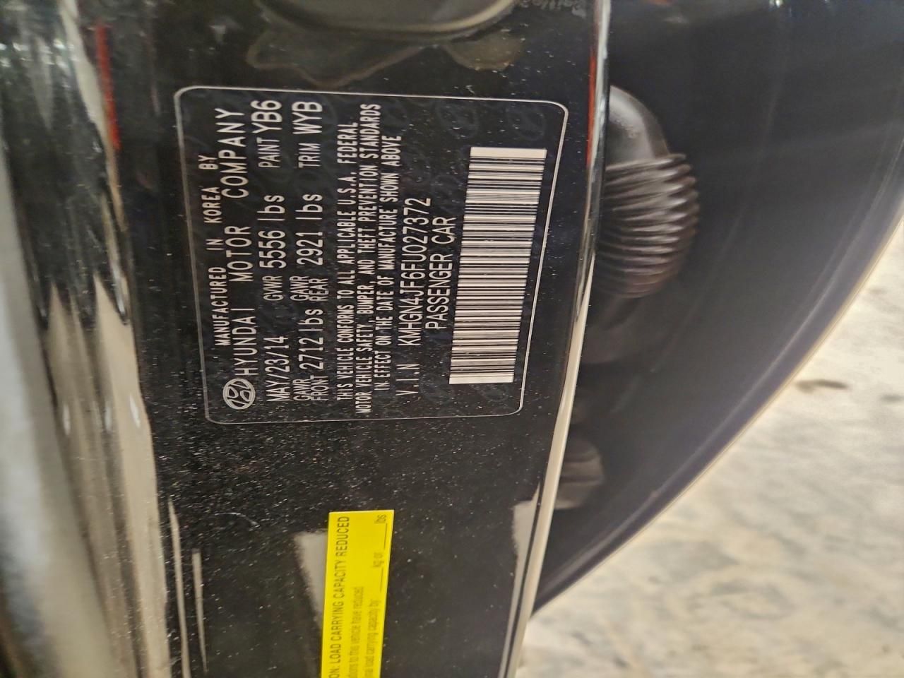 2015 Hyundai Genesis 5.0l