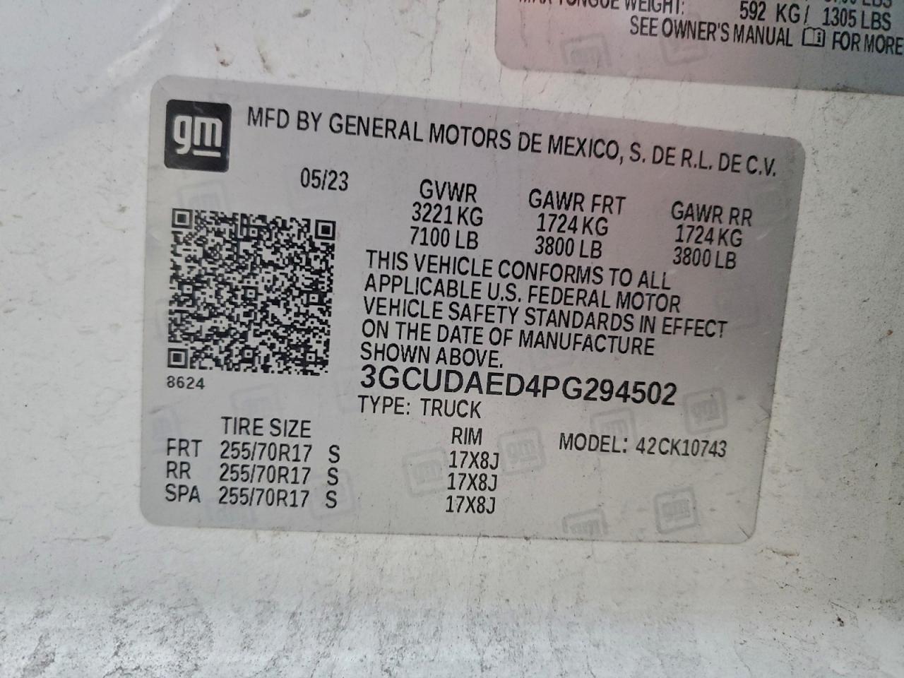 2023 Chevrolet Silverado K1500