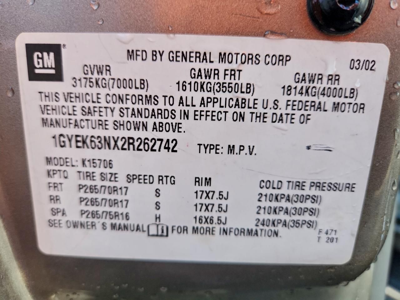 2002 Cadillac Escalade Luxury