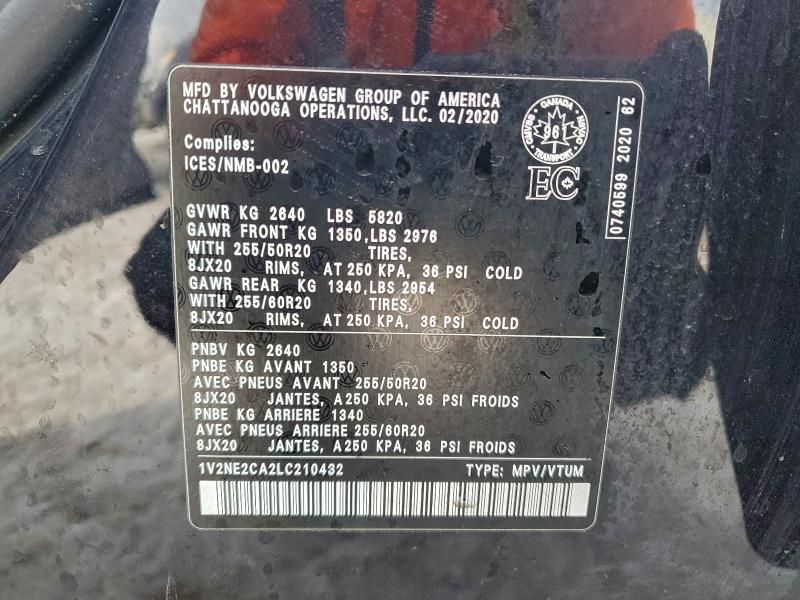 2020 Volkswagen Atlas Cross Sport sel Premium