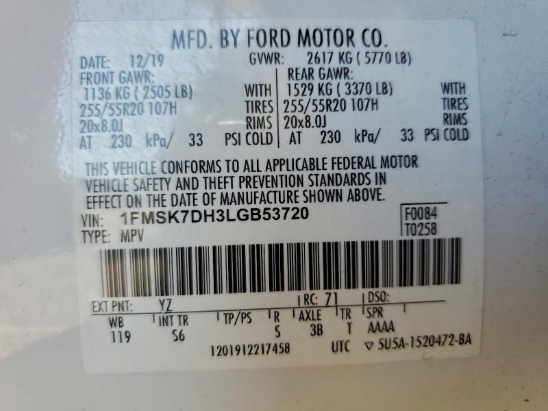 2020 Ford Explorer xlt