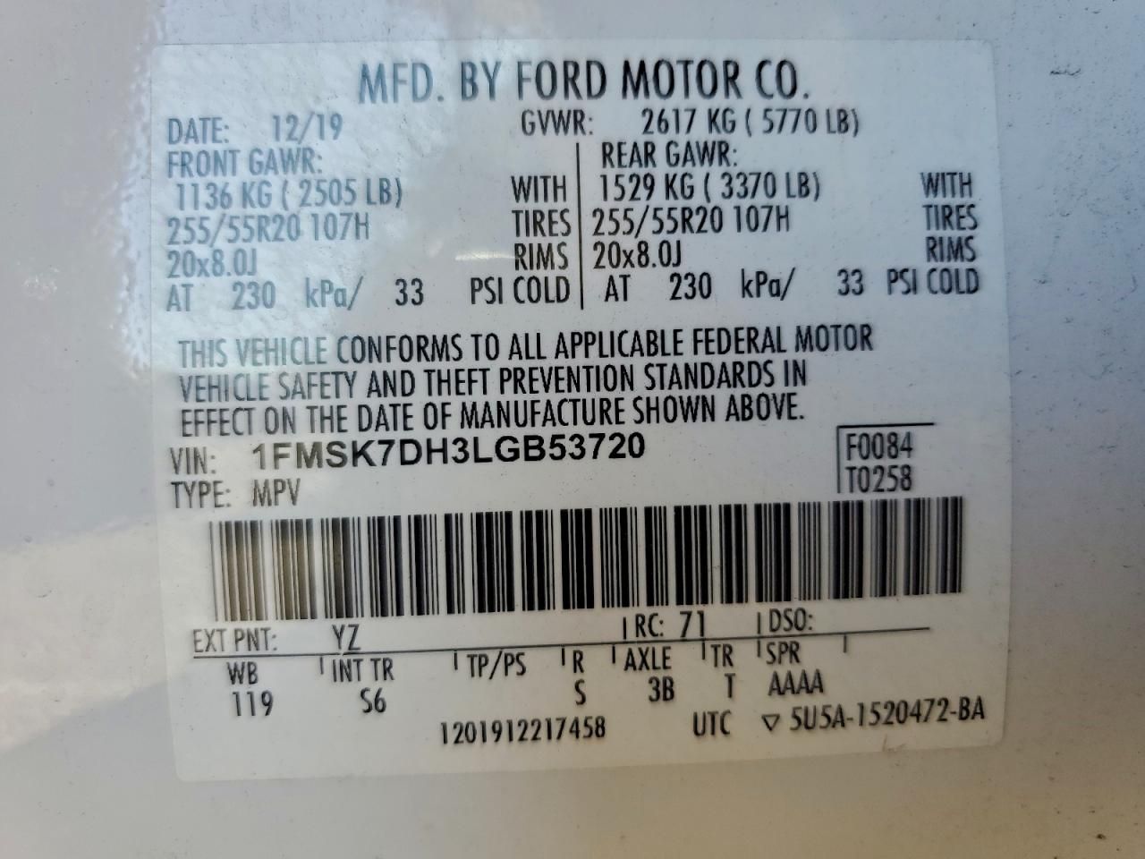 2020 Ford Explorer xlt