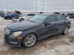 Mercedes-Benz C-class salvage cars for sale: 2012 Mercedes-Benz C 300 4matic