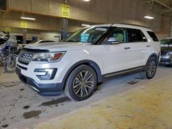 Ford Explorer salvage cars for sale: 2016 Ford Explorer Platinum