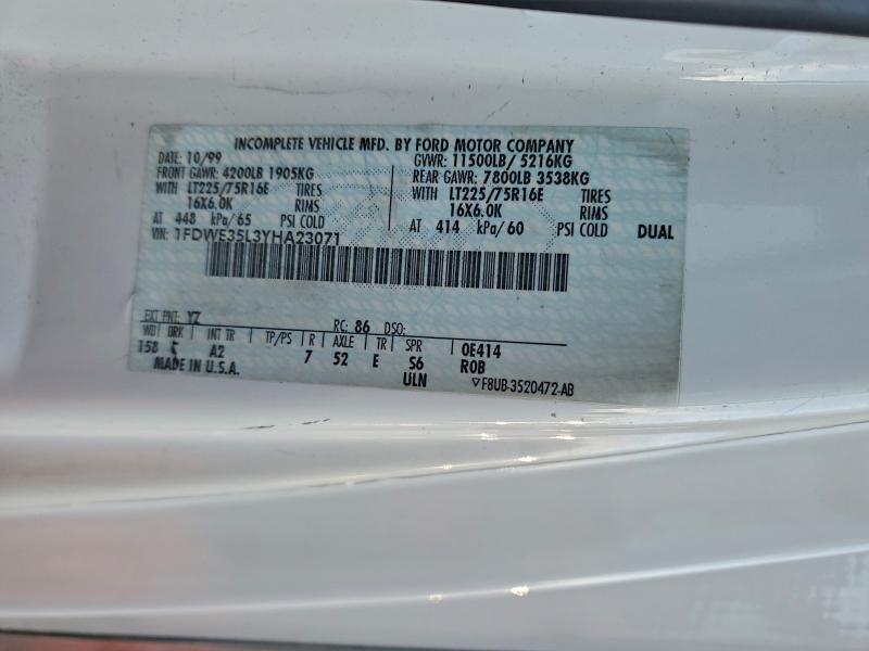 2000 Ford E350 BOX Truck