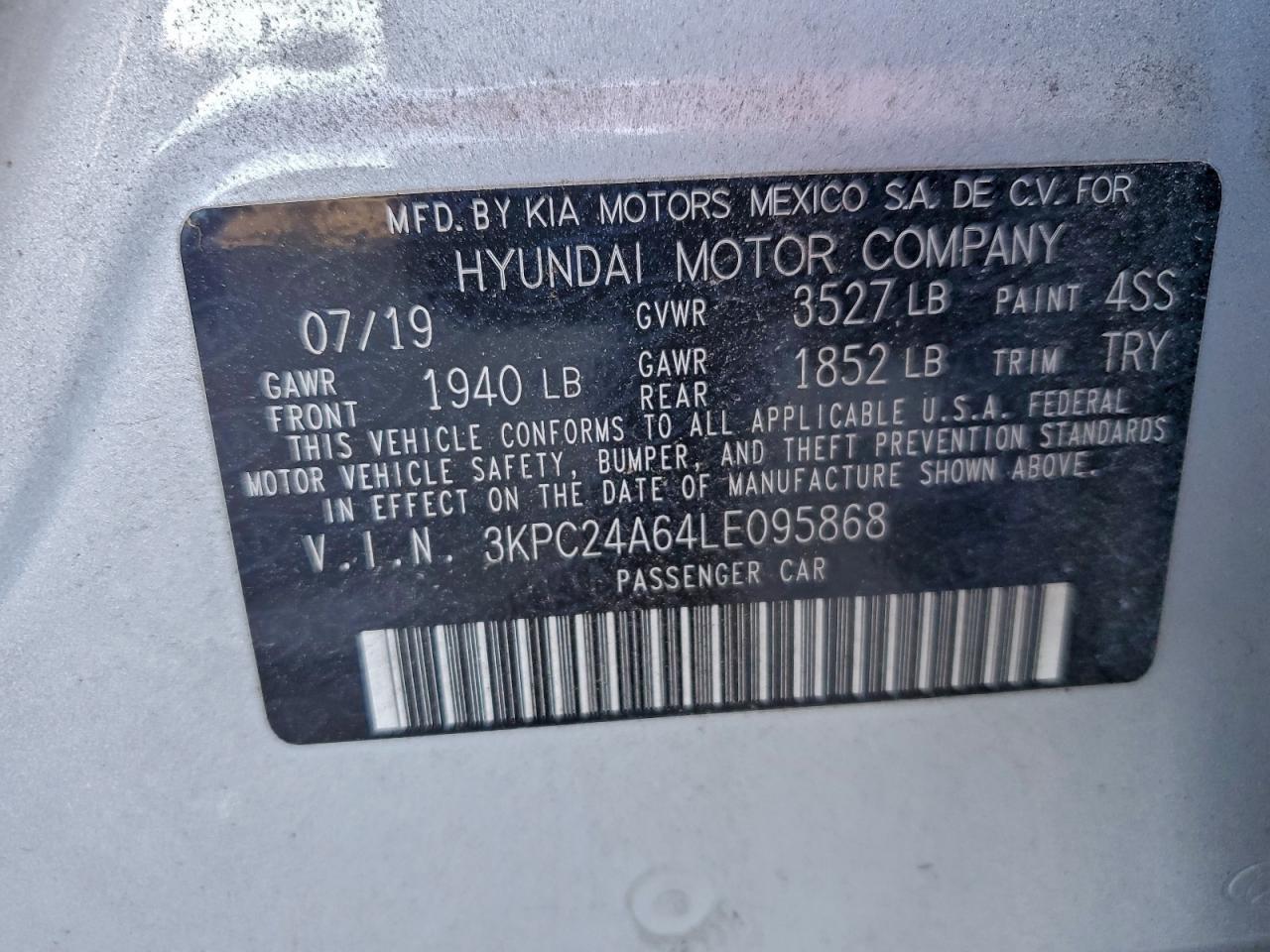 2020 Hyundai Accent se