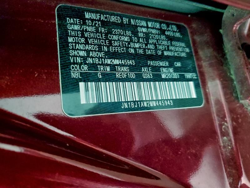 2021 Nissan Rogue Sport s