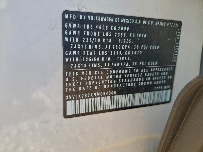 2022 Volkswagen Taos se iq Drive