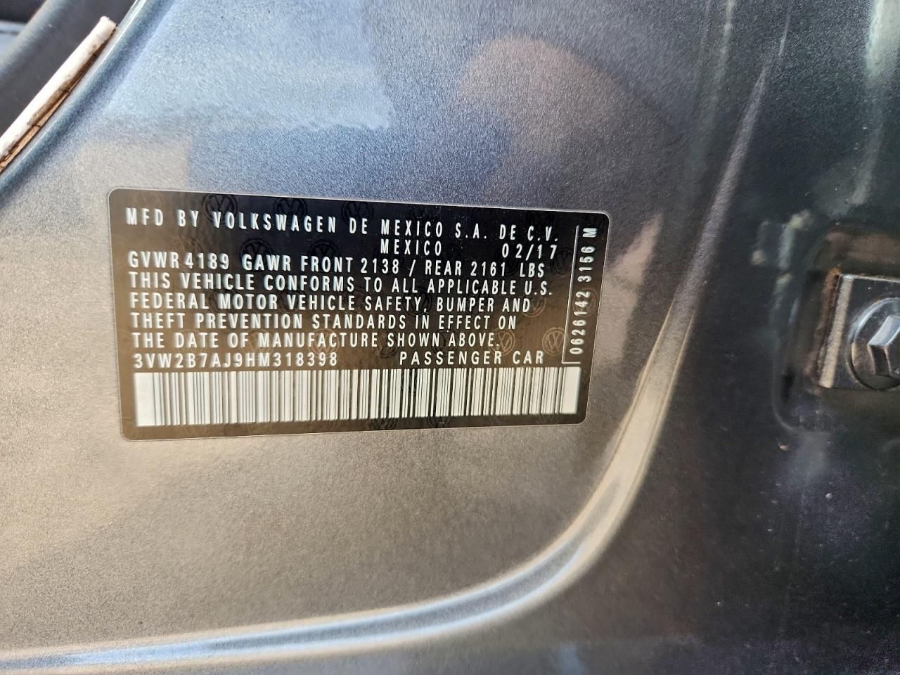 2017 Volkswagen Jetta s