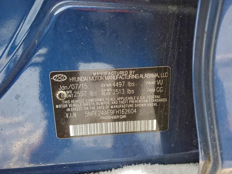 2015 Hyundai Sonata se