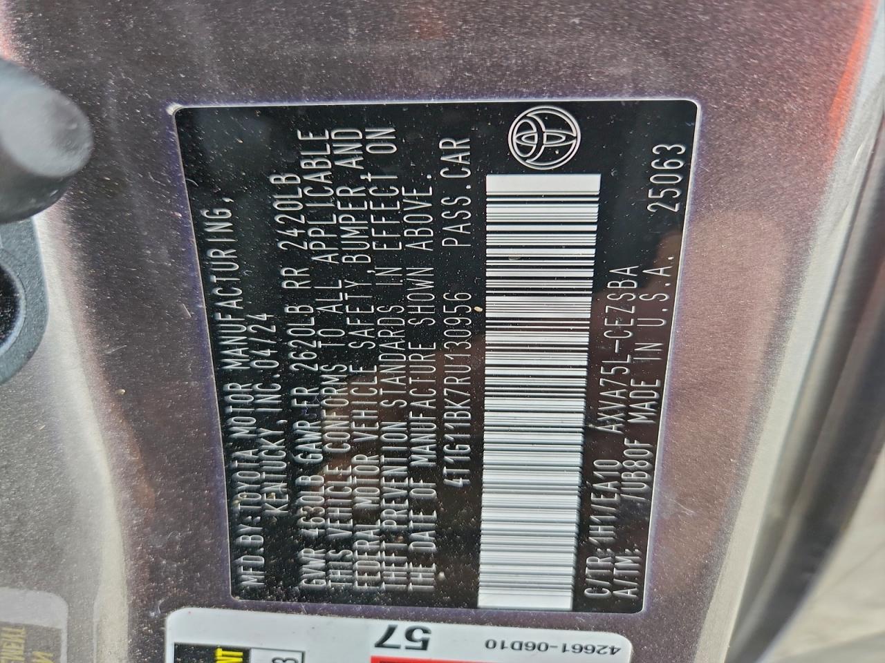 2024 Toyota Camry se Night Shade