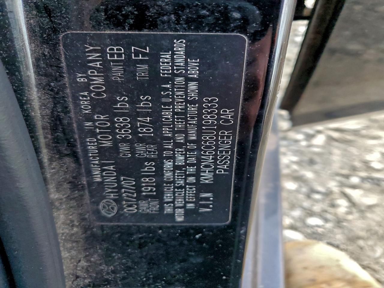 2008 Hyundai Accent gls