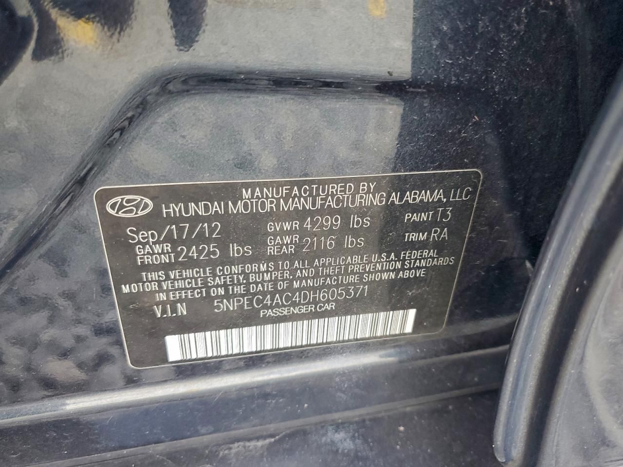 2013 Hyundai Sonata se