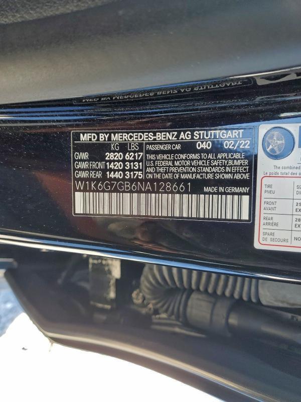 2022 Mercedes-Benz S 580 4matic