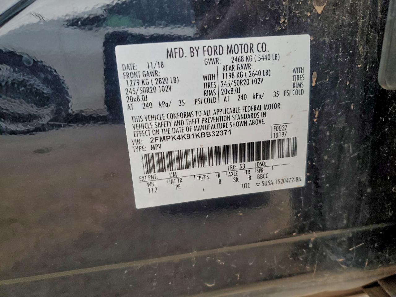 2019 Ford Edge Titanium