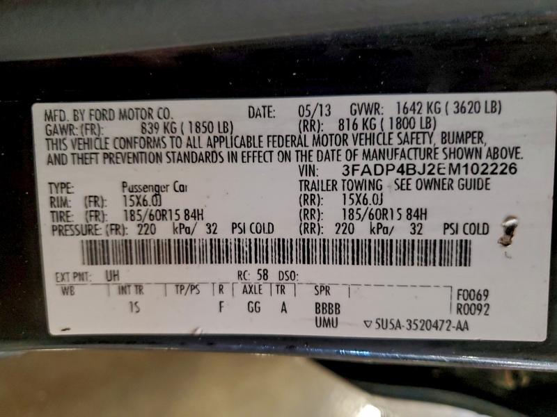 2014 Ford Fiesta se