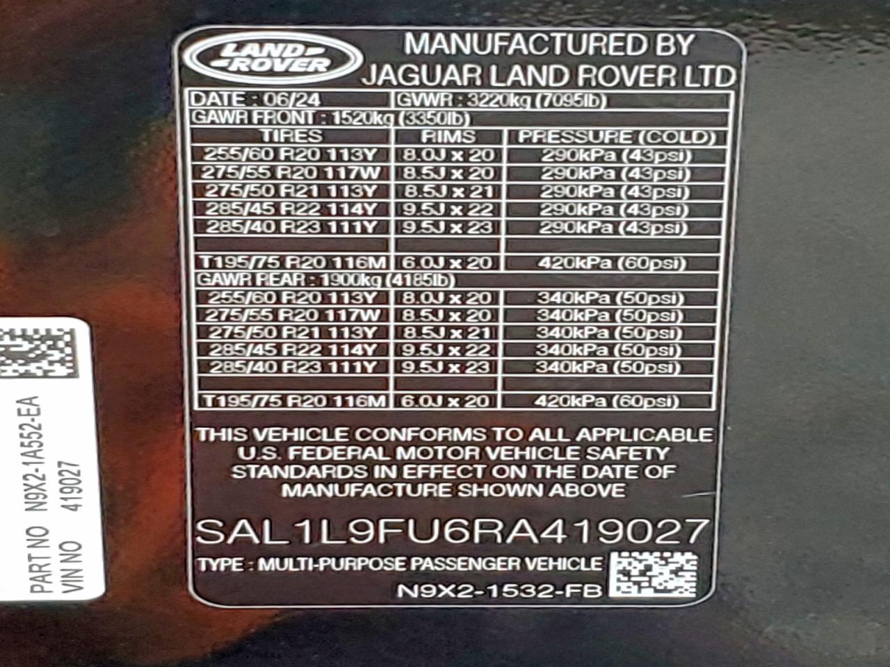 2024 Land Rover Range Rover Sport Dynamic se