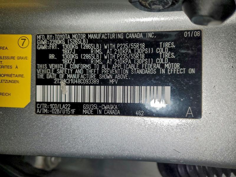 2008 Lexus Rx 350