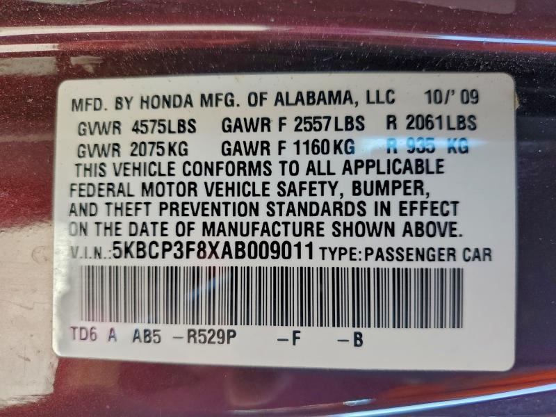 2010 Honda Accord exl