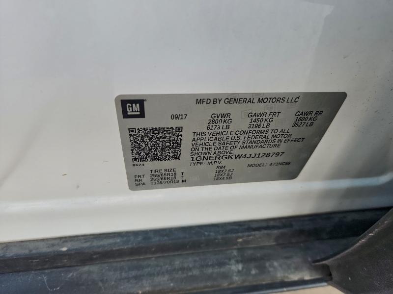 2018 Chevrolet Traverse lt