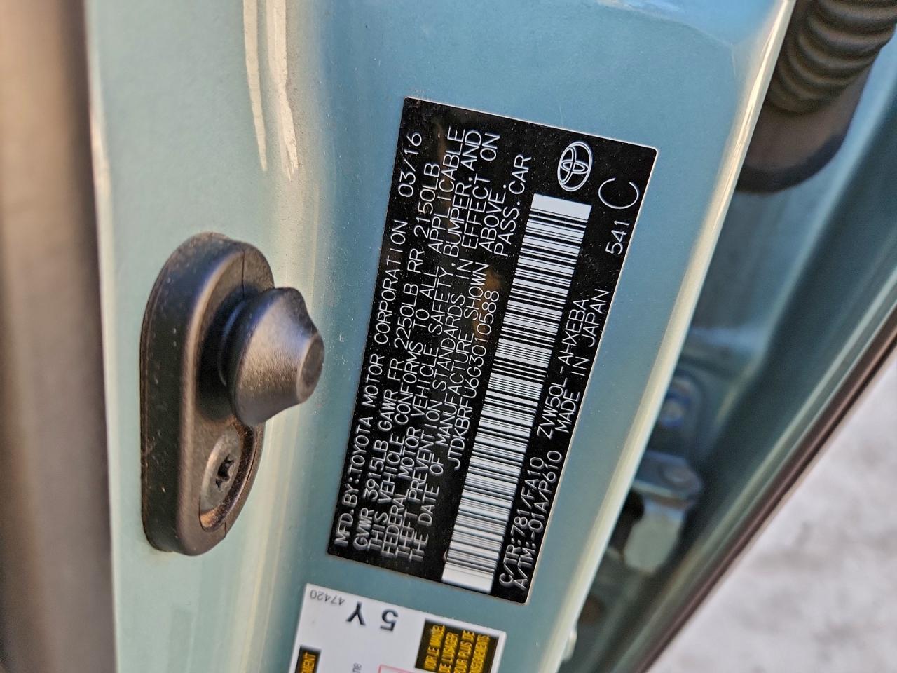 2016 Toyota Prius