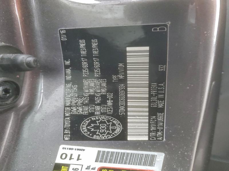 2016 Toyota Sienna le