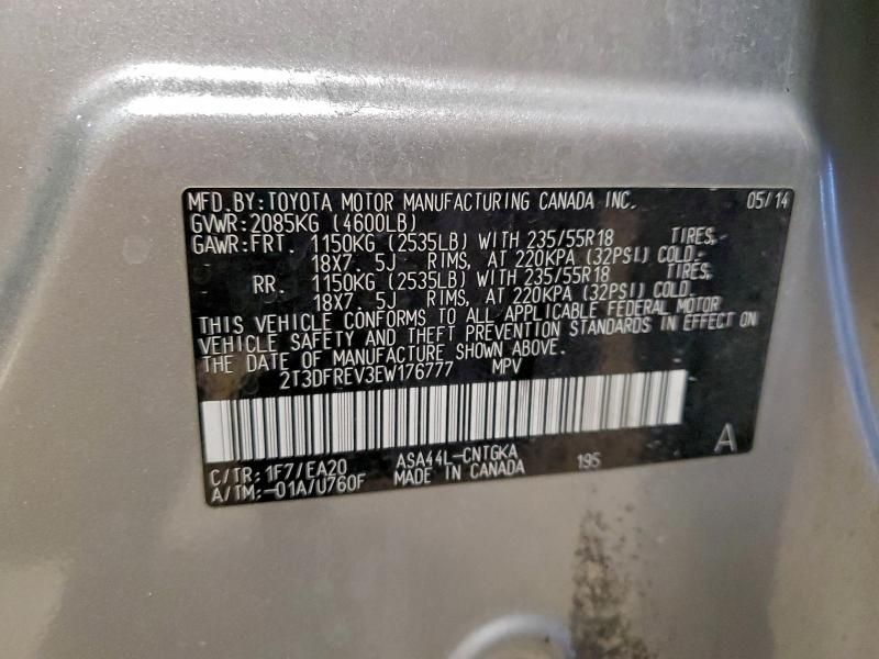 2014 Toyota Rav4 Limited