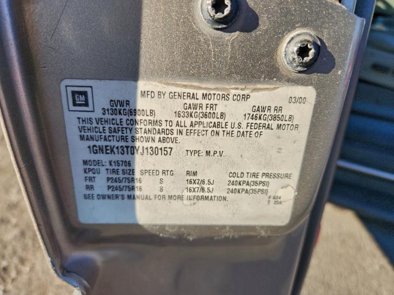 2000 Chevrolet Tahoe K1500