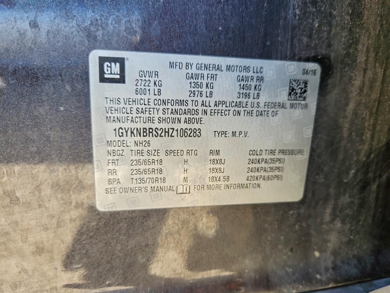 2017 Cadillac XT5 Luxury