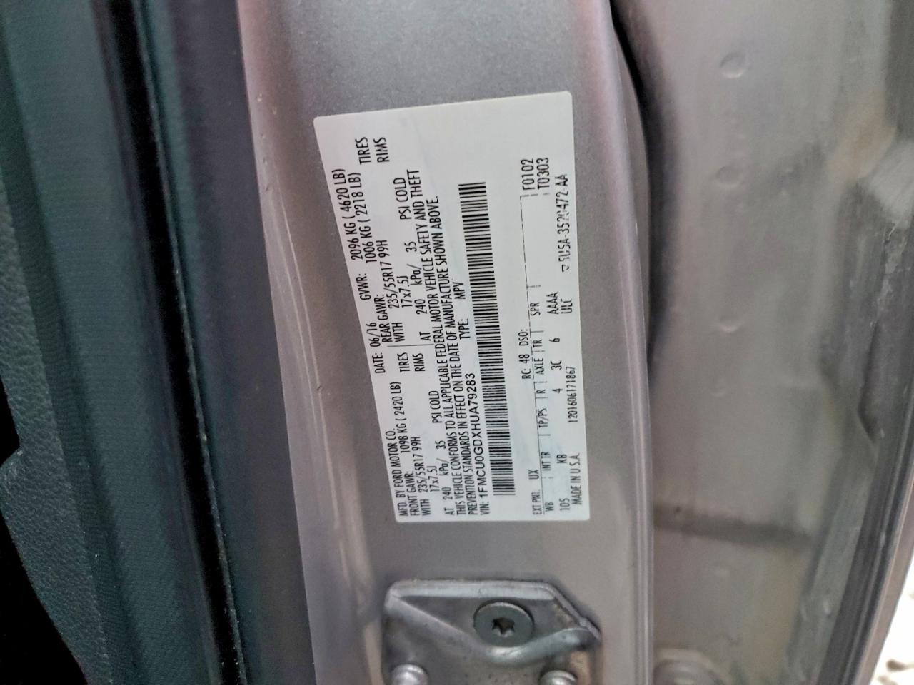 2017 Ford Escape se