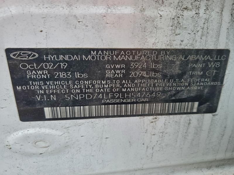 2020 Hyundai Elantra se